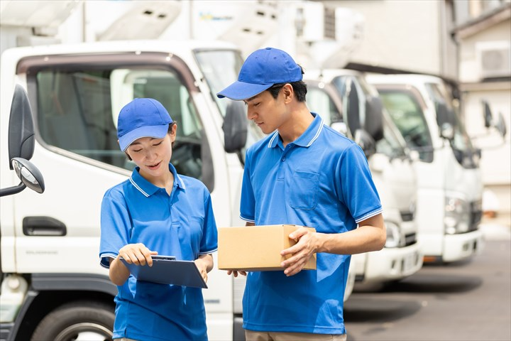 《あま市》週払いOK・2ｔ車での紙製品の工場などへの配送ドライバ...